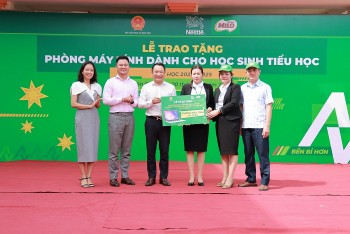 Nestlé MILO trao tặng máy tính cho các trường tiểu học vùng cao, đa dạng trải nghiệm học tập cho trẻ em