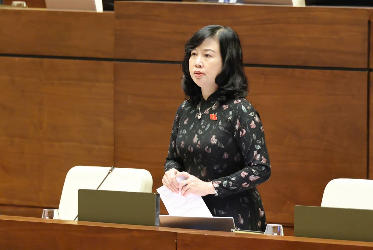 Bộ trưởng Bộ Y tế Đào Hồng Lan giải trình, làm rõ một số vấn đề đại biểu Quốc hội nêu Bộ trưởng Bộ Y tế Đào Hồng Lan giải trình, làm rõ một số vấn đề đại biểu Quốc hội nêu