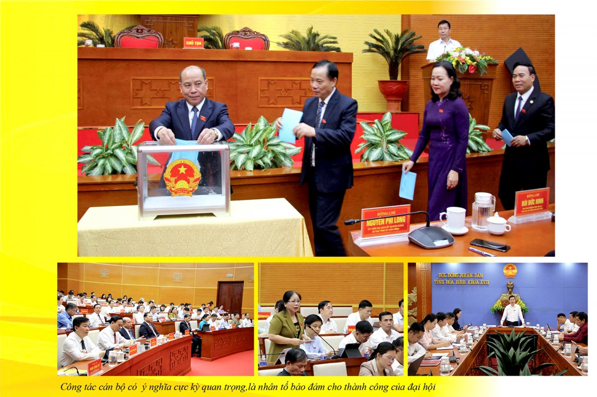 Hòa Bình: Chuẩn bị thật tốt nhân sự cho đại hội Đảng bộ các cấp Hòa Bình: Chuẩn bị thật tốt nhân sự cho đại hội Đảng bộ các cấp