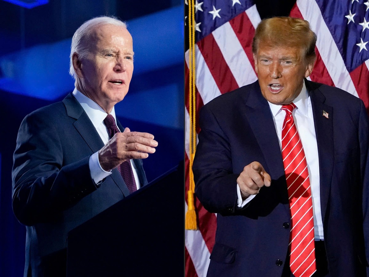 Tổng thống Mỹ Joe Biden (trái) và cựu tổng thống Donald Trump. Ảnh: AFP Tổng thống Mỹ Joe Biden (trái) và cựu tổng thống Donald Trump. Ảnh: AFP