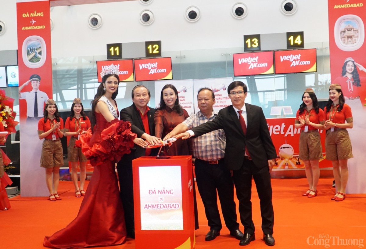 Đưa vào khai thác đường bay Đà Nẵng - Ahmedabad (Ấn Độ) Đưa vào khai thác đường bay Đà Nẵng - Ahmedabad (Ấn Độ)
