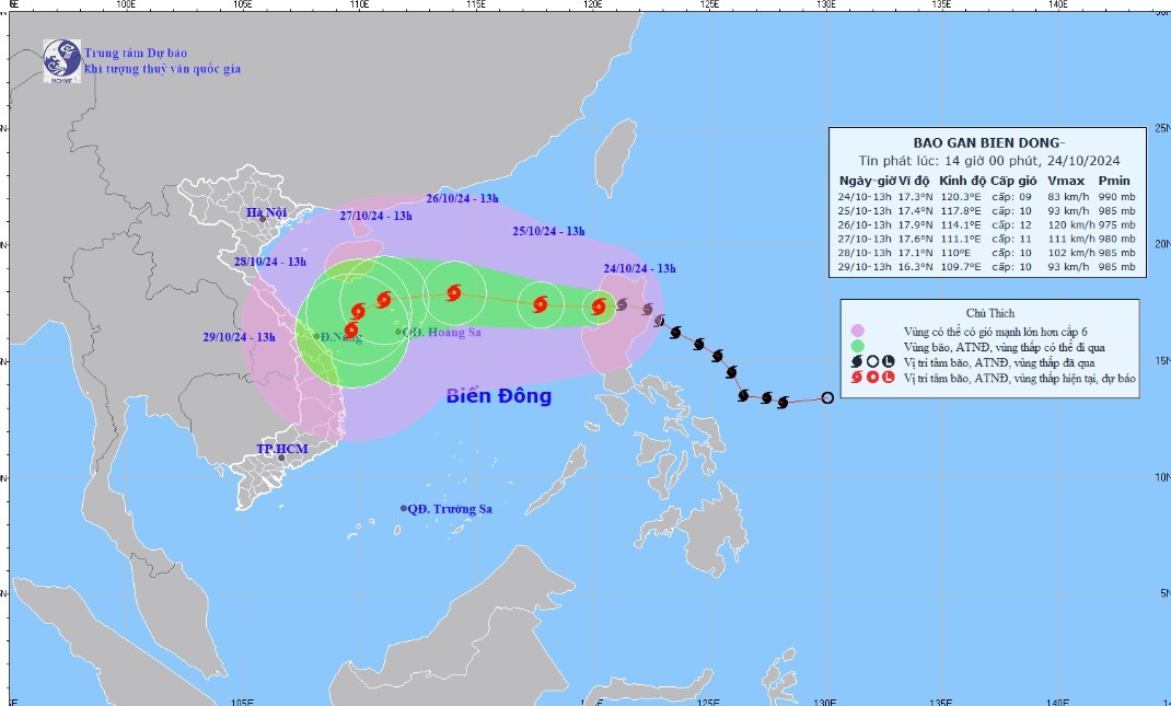 Tin mới nhất cơn bão Trami hôm nay 24/10: Bão Trà Mi....... Tin mới nhất cơn bão Trami hôm nay 24/10: Bão Trà Mi.......