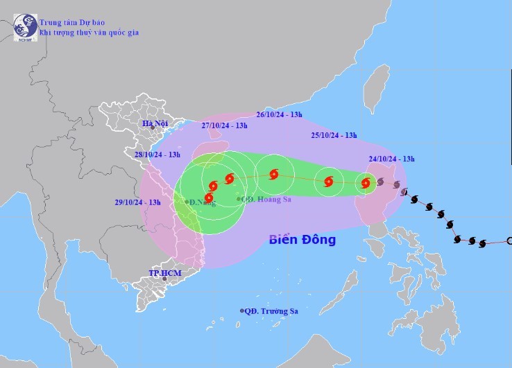 Dự báo thời tiết ngày mai 25/10/2024: … Dự báo thời tiết ngày mai 25/10/2024: …