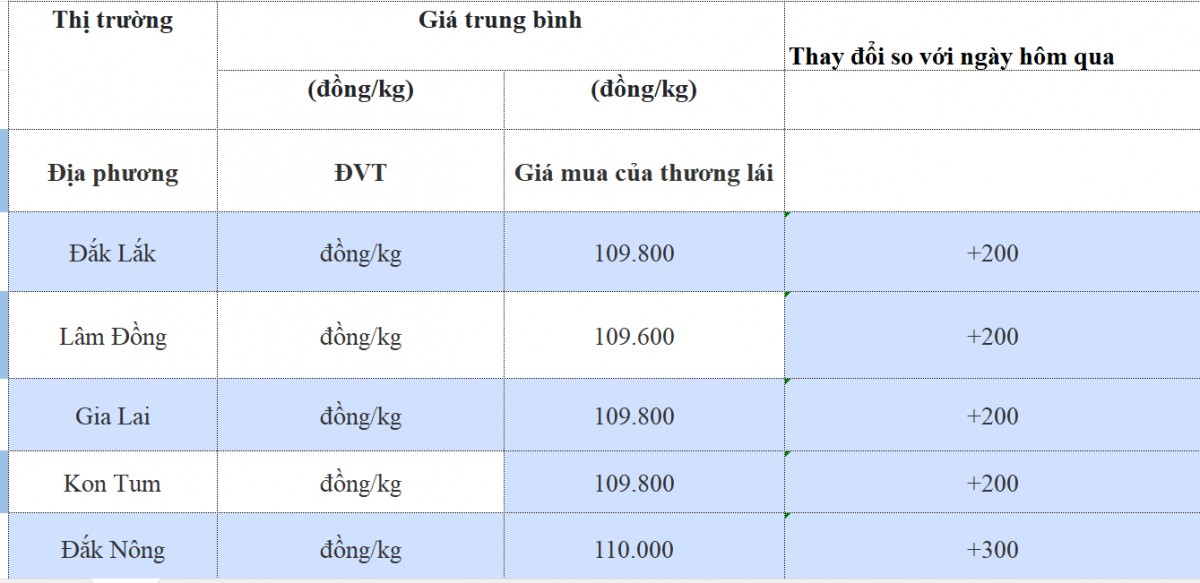 Giá cà phê hôm nay 25/10/2024: Giá cà phê hôm nay 25/10/2024: