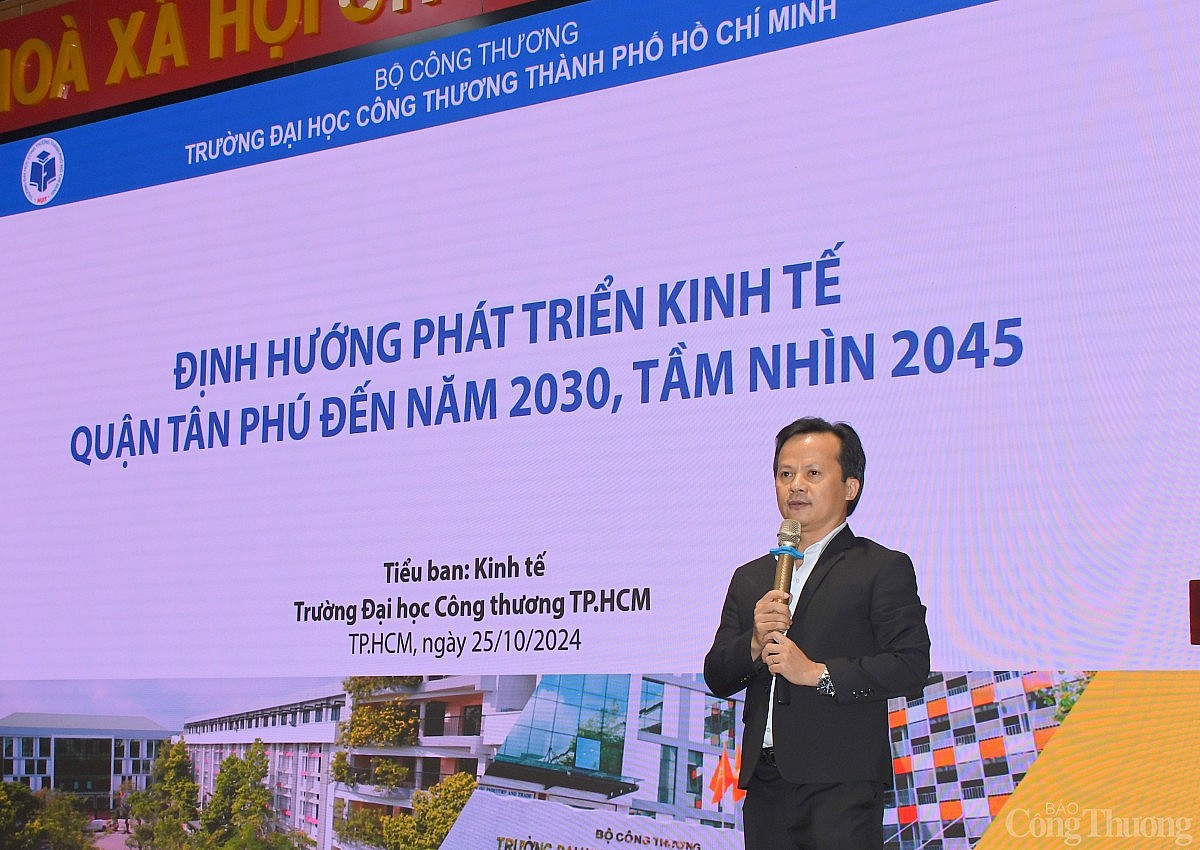 Định hướng đến năm 20245, quận Tân Phú - Trung tâm dịch vụ, logistics khu vực phía Tây TP. Hồ Chí Minh