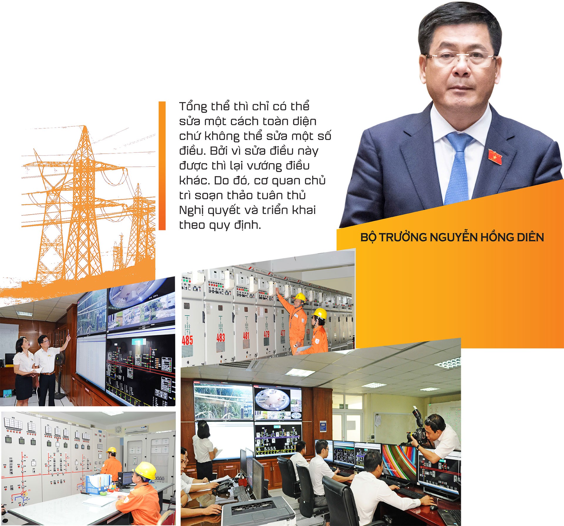 Bộ trưởng Nguyễn Hồng Diên: Luật Điện lực (sửa đổi) cần sớm thông qua để giải quyết các vấn đề cấp bách