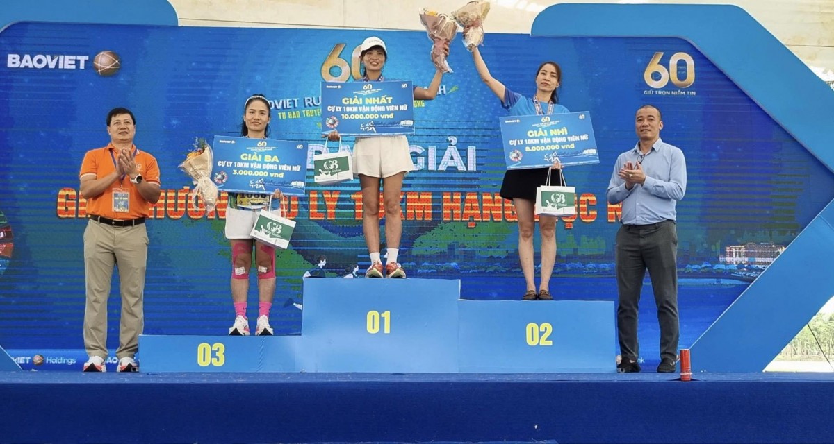 Giải chạy BAOVIET Run - Hành trình xanh  hướng tới 60 năm thành lập Bảo Việt