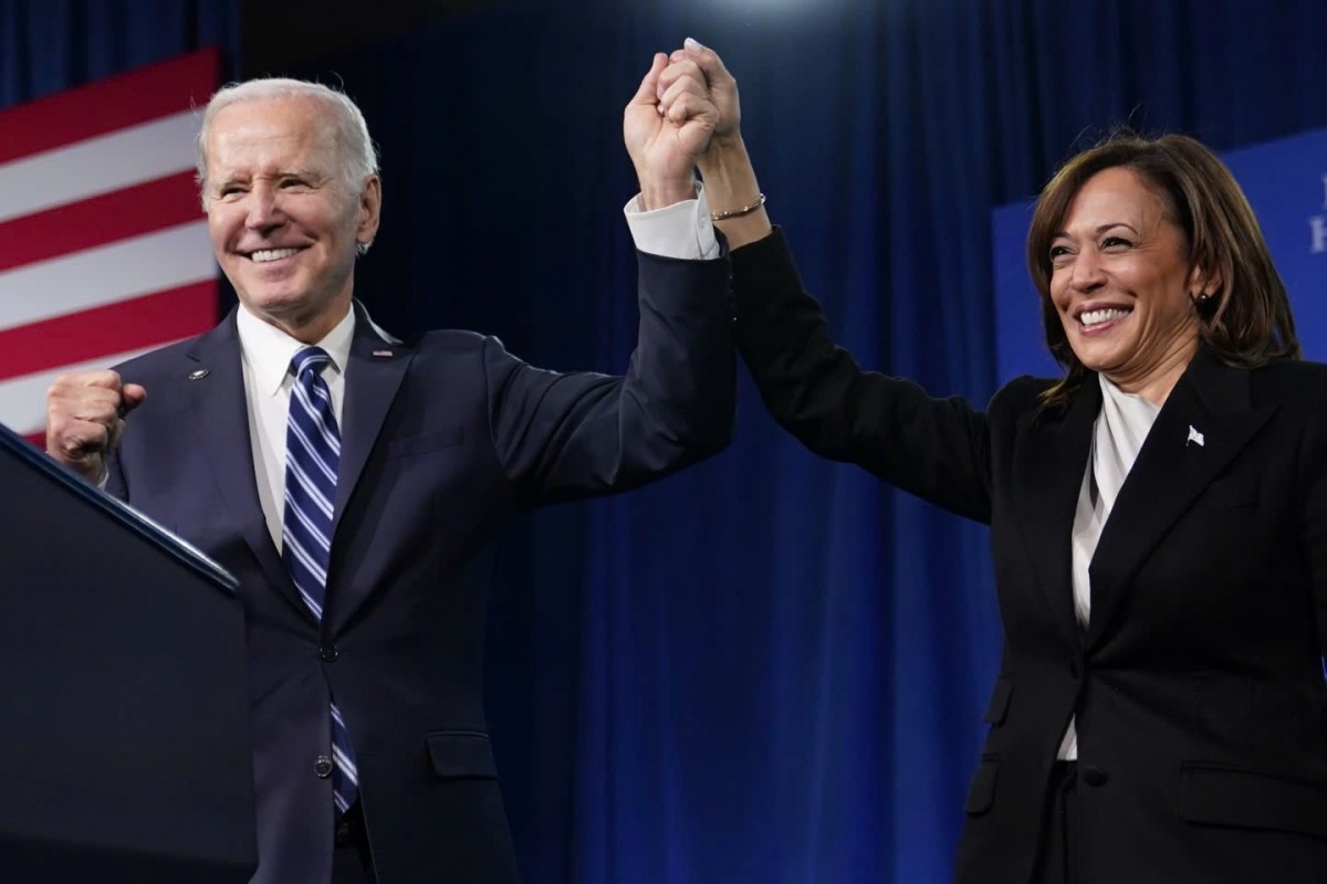Tổng thống Joe Biden và Phó Tổng thống Kamala Harris. Ảnh: AP Tổng thống Joe Biden và Phó Tổng thống Kamala Harris. Ảnh: AP