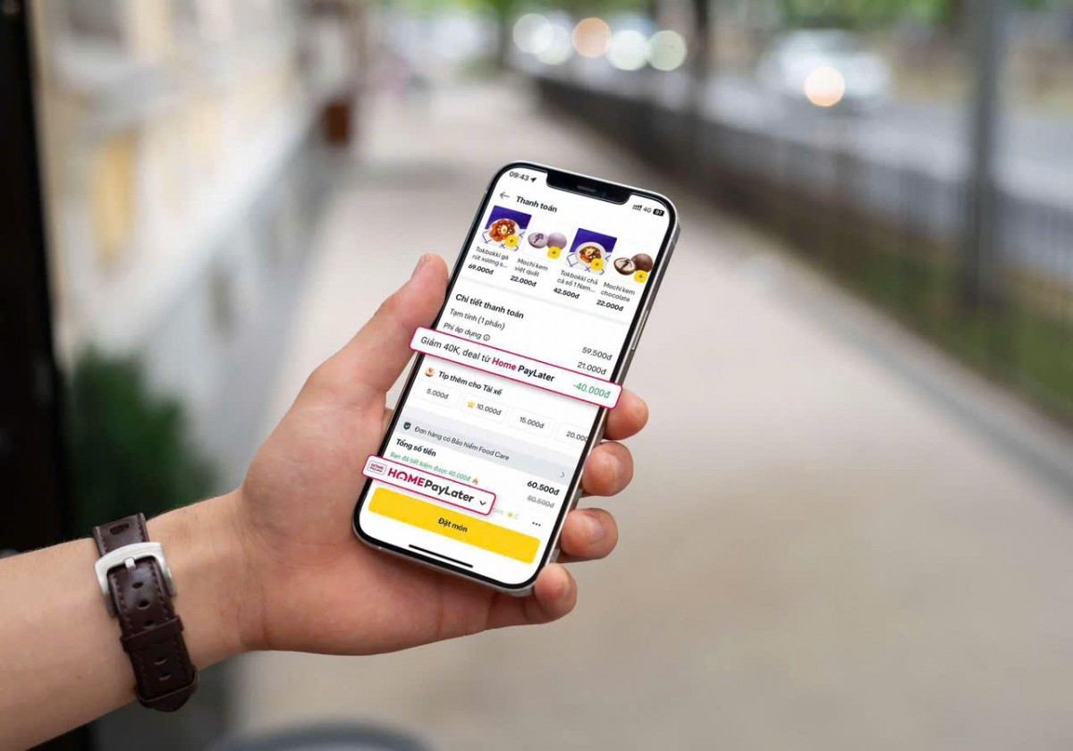 Người dùng có cơ hội giảm 50% cho dịch vụ beFood - đặt đồ ăn khi thanh toán qua Home PayLater.