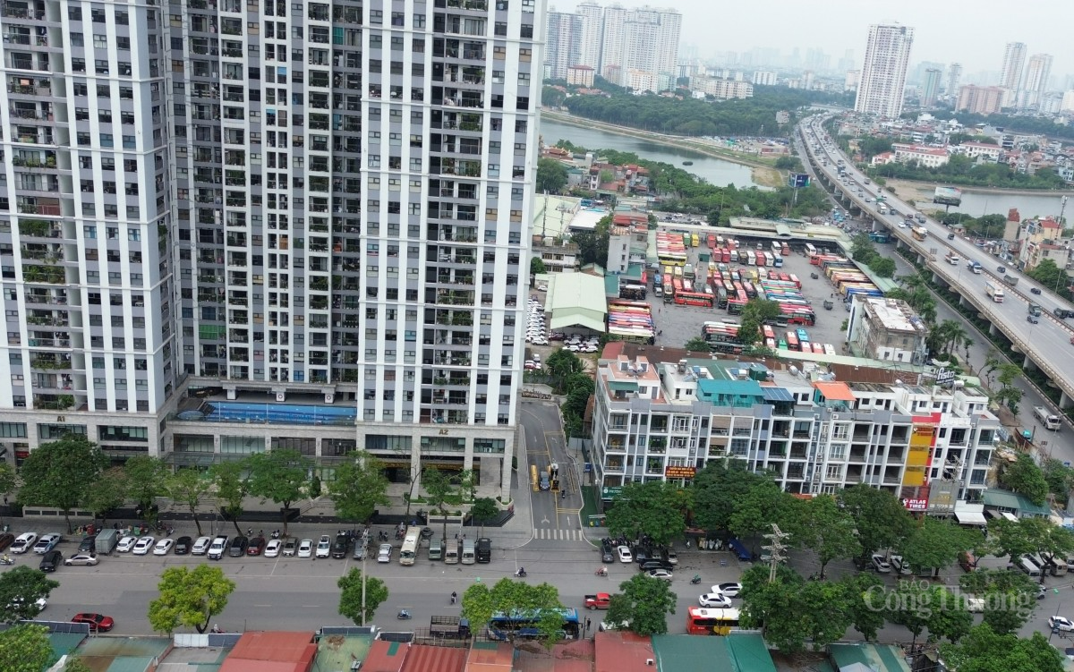 Lô đất vàng phường Hoàng Liệt, quận Hoàng Mai mọc lên loạt tòa nhà chung cư cao tầng và dãy nhà liền kề