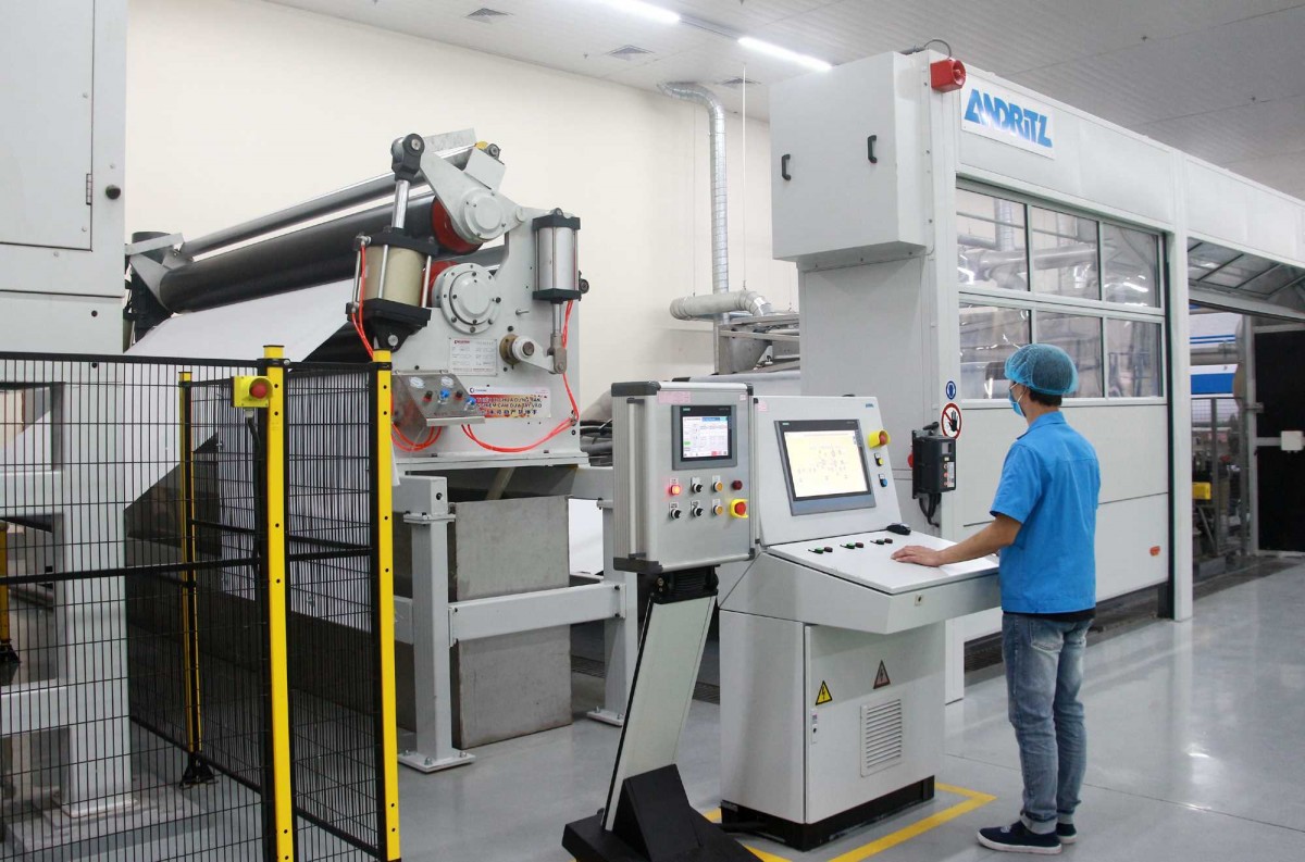 Sản xuất tại Công ty TNHH Texhong Liên Hợp Việt Nam (Khu công nghiệp Cảng biển Hải Hà Sản xuất tại Công ty TNHH Texhong Liên Hợp Việt Nam (Khu công nghiệp Cảng biển Hải Hà