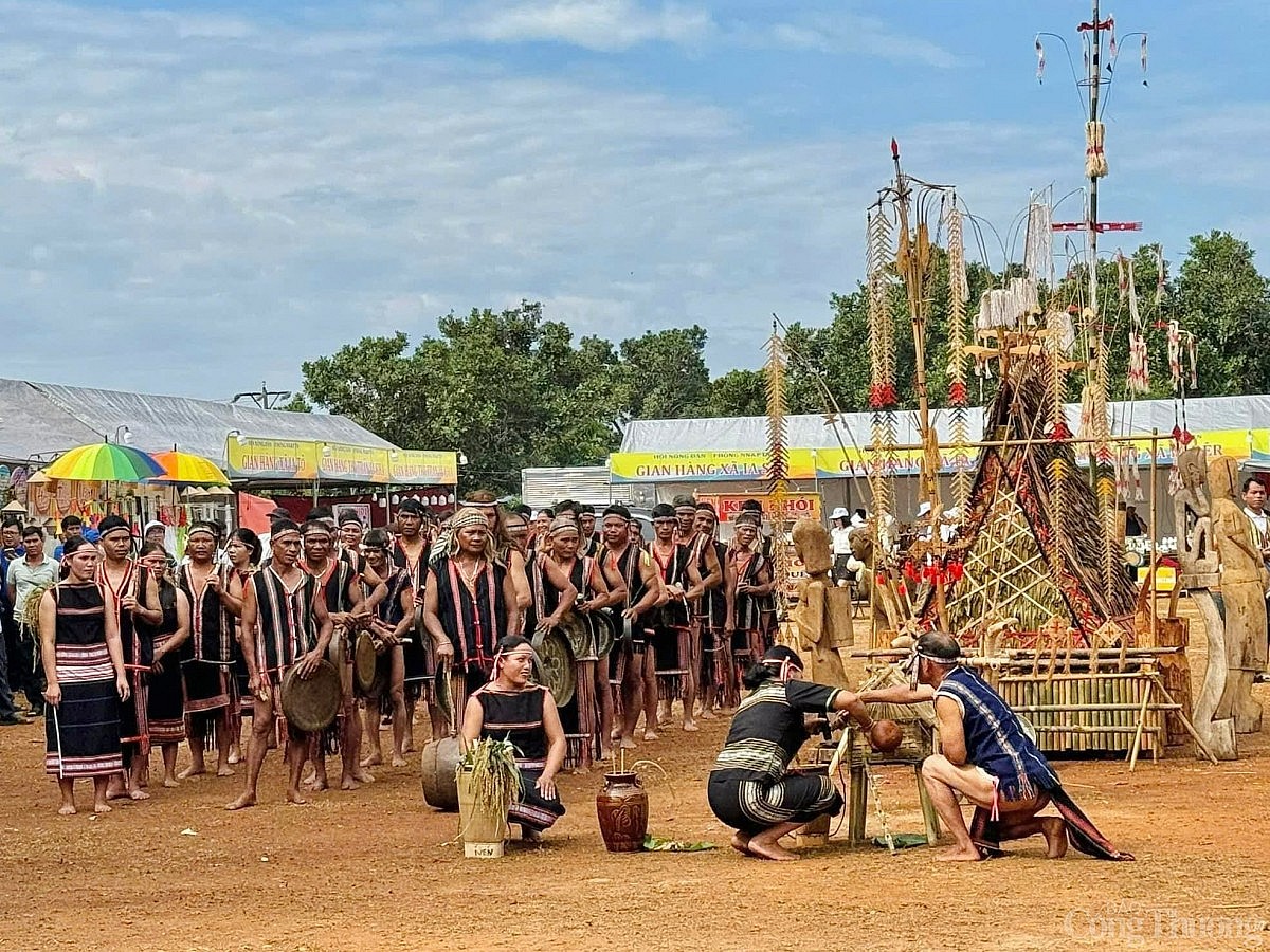 Mãn nhãn với những tiết mục biểu diễn tại Liên hoan Văn hóa cồng chiêng huyện Ia Grai, Gia Lai