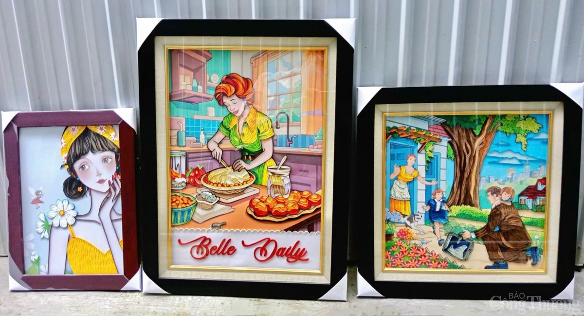 Cô gái ở Kon Tum 'vẽ' sắc màu cuộc sống bằng tranh giấy xoắn Cô gái ở Kon Tum 'vẽ' sắc màu cuộc sống bằng tranh giấy xoắn