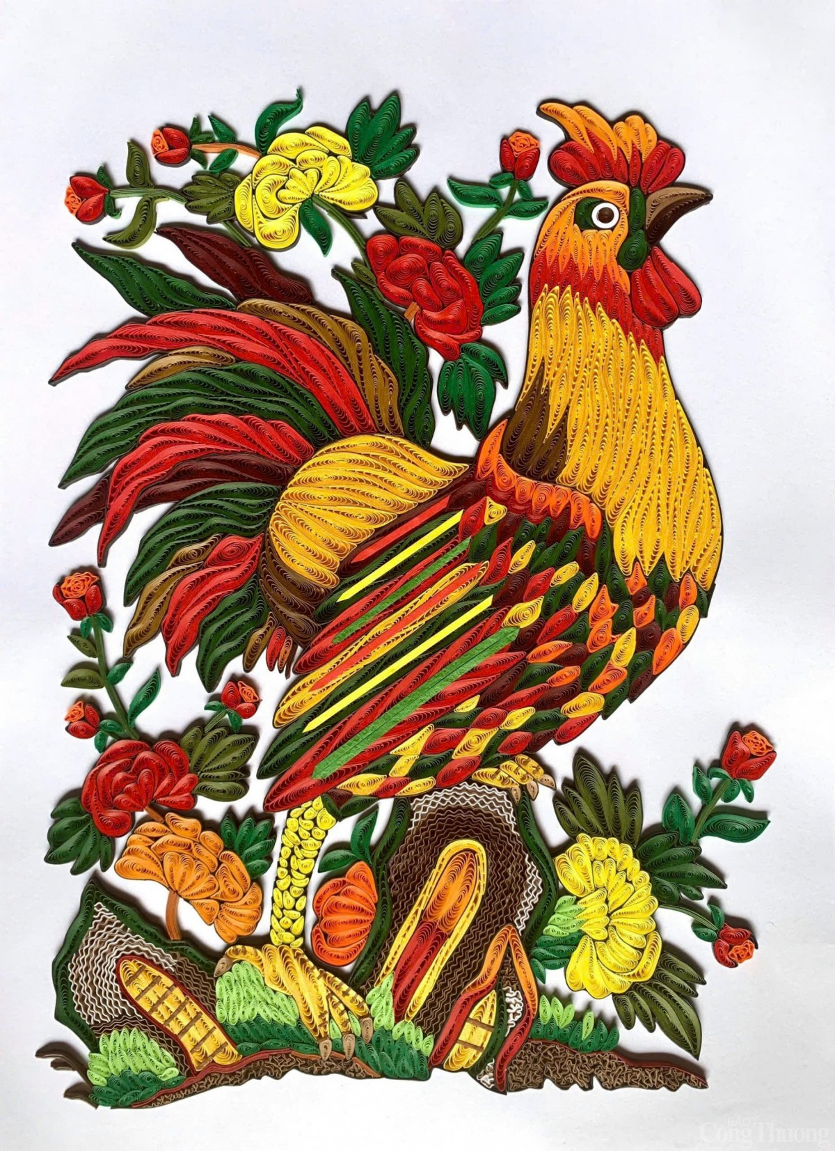 Cô gái ở Kon Tum 'vẽ' sắc màu cuộc sống bằng tranh giấy xoắn Cô gái ở Kon Tum 'vẽ' sắc màu cuộc sống bằng tranh giấy xoắn