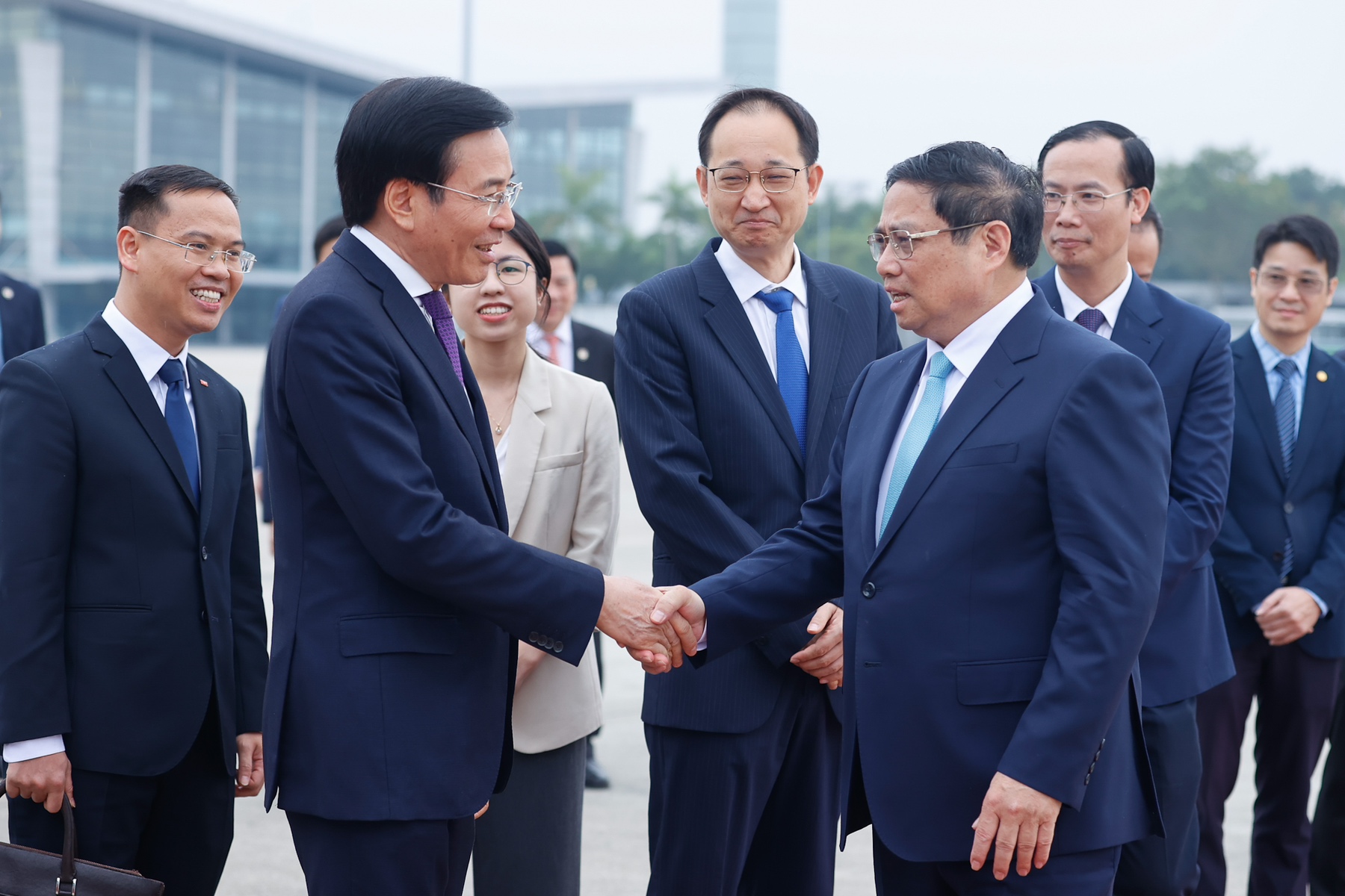 Thủ tướng Phạm Minh Chính lên đường tham dự các hội nghị GMS, ACMECS và CLMV tại Trung Quốc- Ảnh 2. Thủ tướng Phạm Minh Chính lên đường tham dự các hội nghị GMS, ACMECS và CLMV tại Trung Quốc- Ảnh 2.