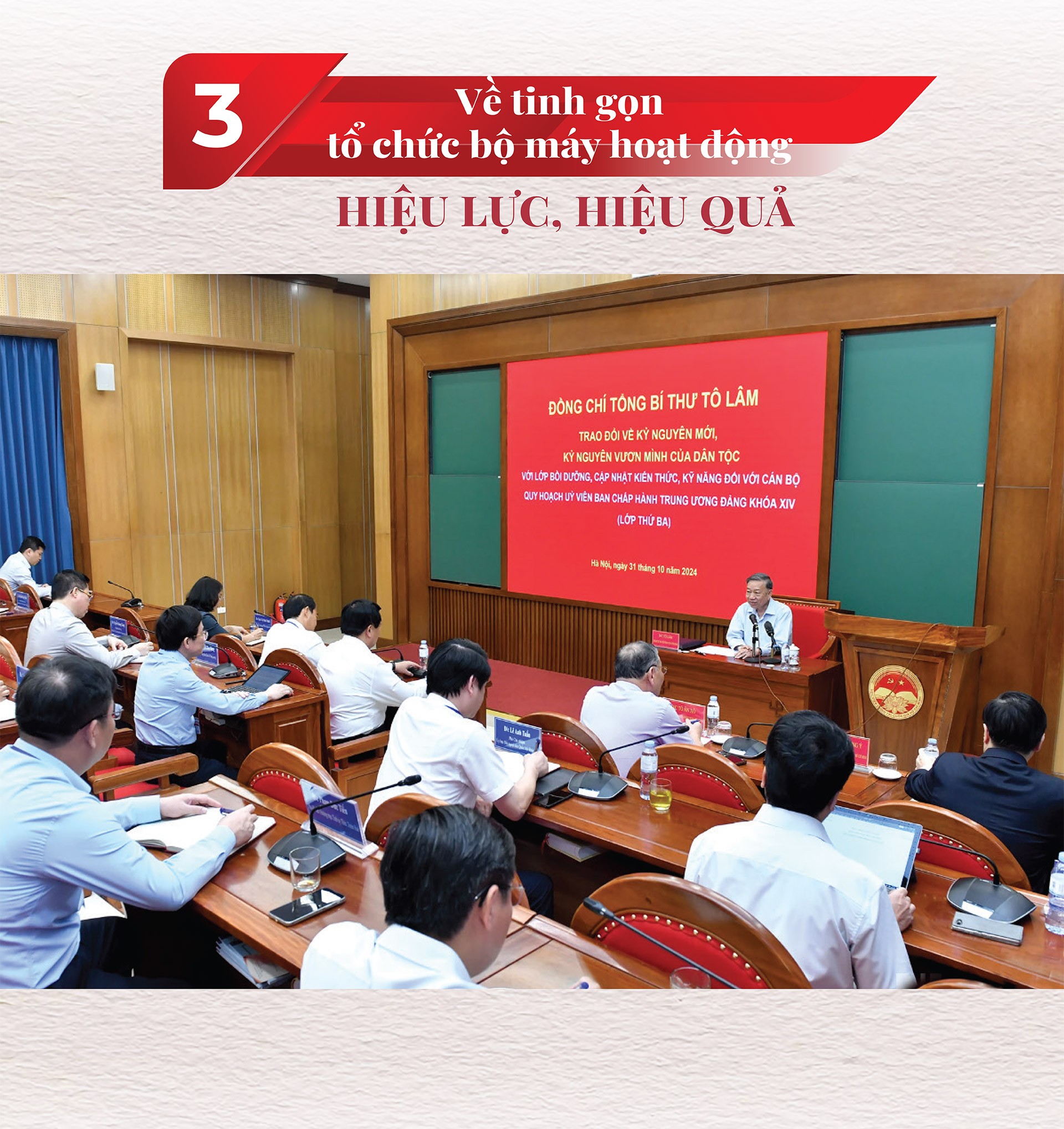 Nội dung chuyên đề của Tổng Bí thư Tô Lâm về Kỷ nguyên mới, kỷ nguyên vươn mình Nội dung chuyên đề của Tổng Bí thư Tô Lâm về Kỷ nguyên mới, kỷ nguyên vươn mình