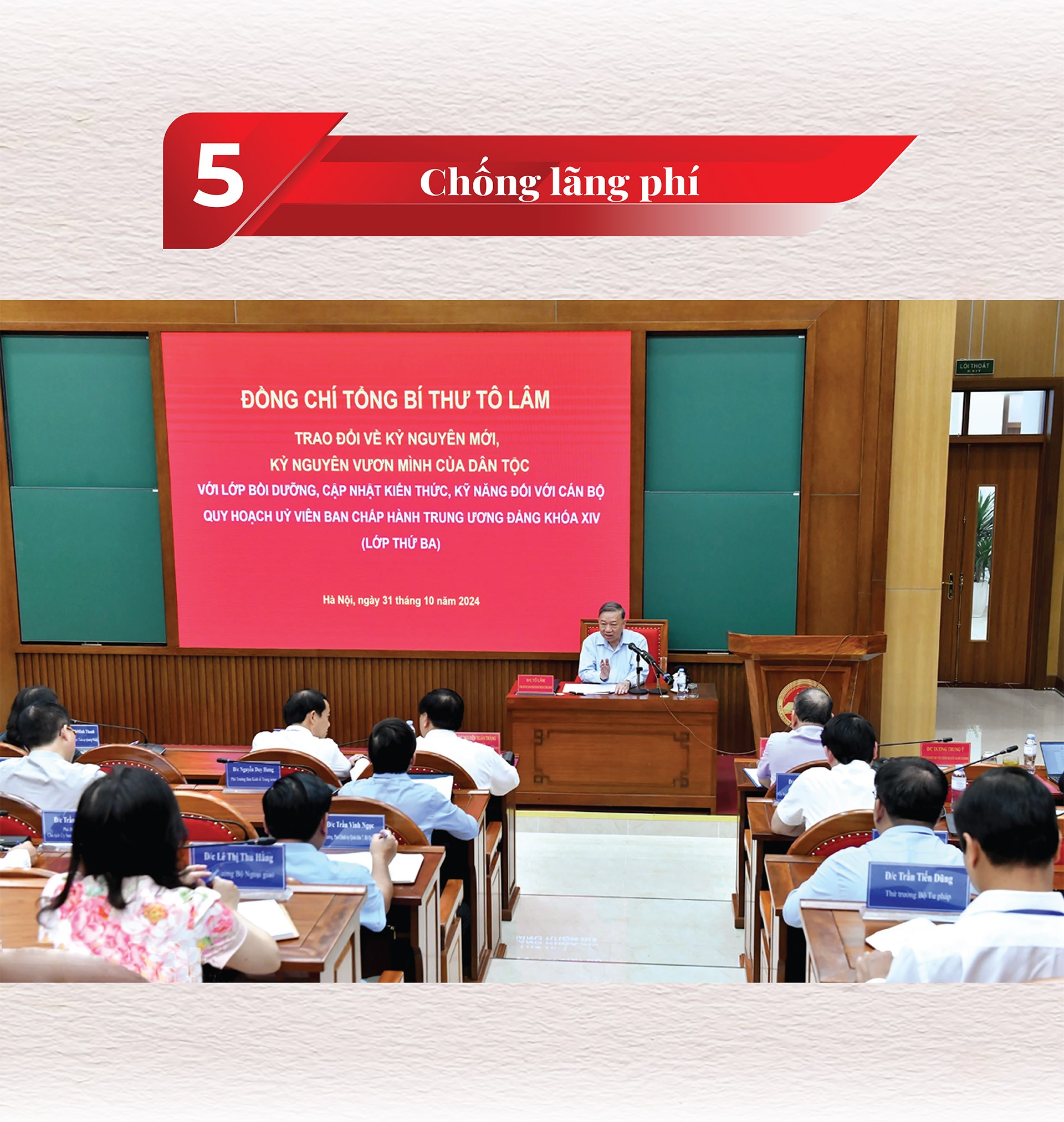 Nội dung chuyên đề của Tổng Bí thư Tô Lâm về Kỷ nguyên mới, kỷ nguyên vươn mình Nội dung chuyên đề của Tổng Bí thư Tô Lâm về Kỷ nguyên mới, kỷ nguyên vươn mình