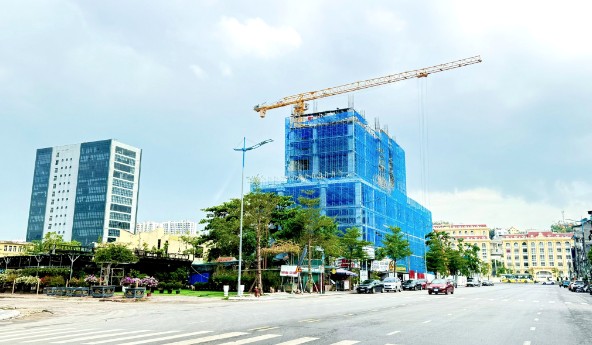 Trụ sở Trung tâm Truyền thông tỉnh đang được đẩy nhanh tiến độ thi công. Trụ sở Trung tâm Truyền thông tỉnh đang được đẩy nhanh tiến độ thi công.