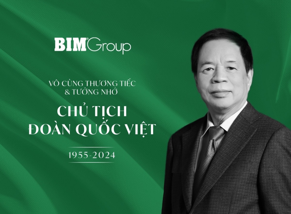 Ông Đoàn Quốc Việt, Chủ tịch HĐQT Tập đoàn BIM Group mới qua đời ở tuổi 70. Ảnh: BIM Group Ông Đoàn Quốc Việt, Chủ tịch HĐQT Tập đoàn BIM Group mới qua đời ở tuổi 70. Ảnh: BIM Group