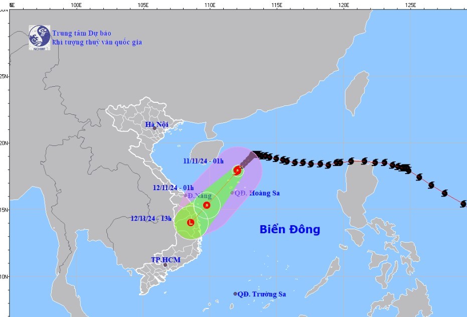 Tin bão số 7 và bão Toraji mới nhất hôm nay 11/11: Bão số 7 sát miền Trung, biển động rất mạnh Tin bão số 7 và bão Toraji mới nhất hôm nay 11/11: Bão số 7 sát miền Trung, biển động rất mạnh