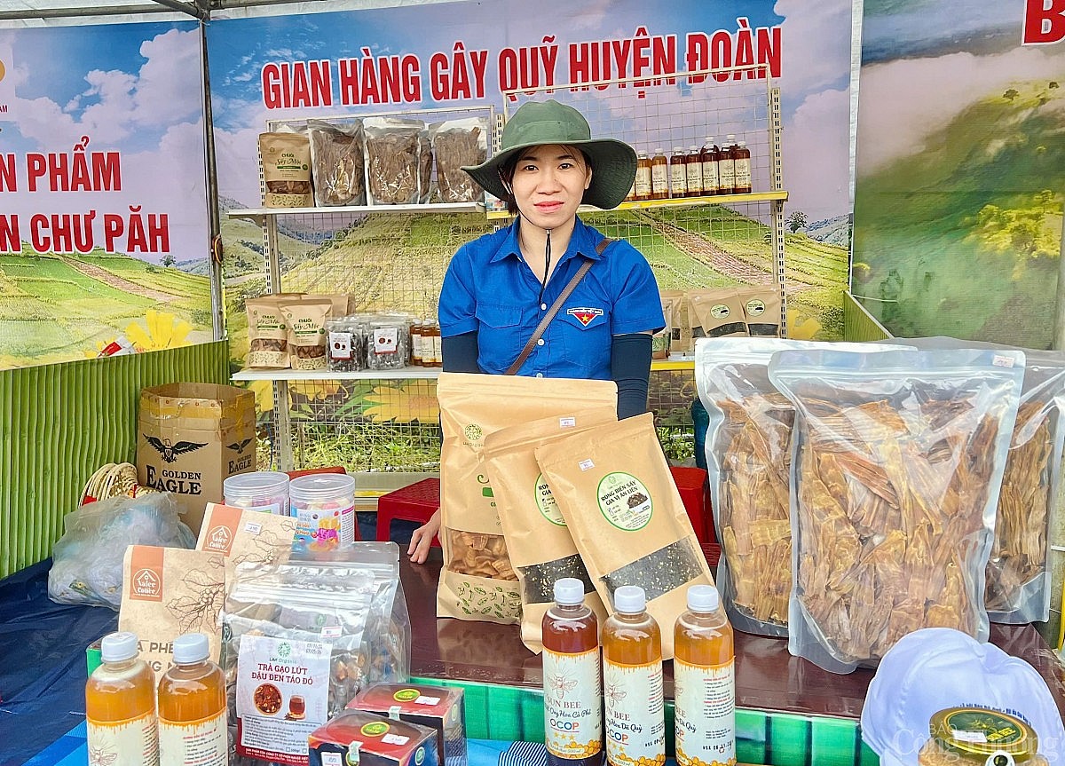 Gia Lai: Nâng tầm sản vật địa phương thông qua phiên chợ nông sản an toàn