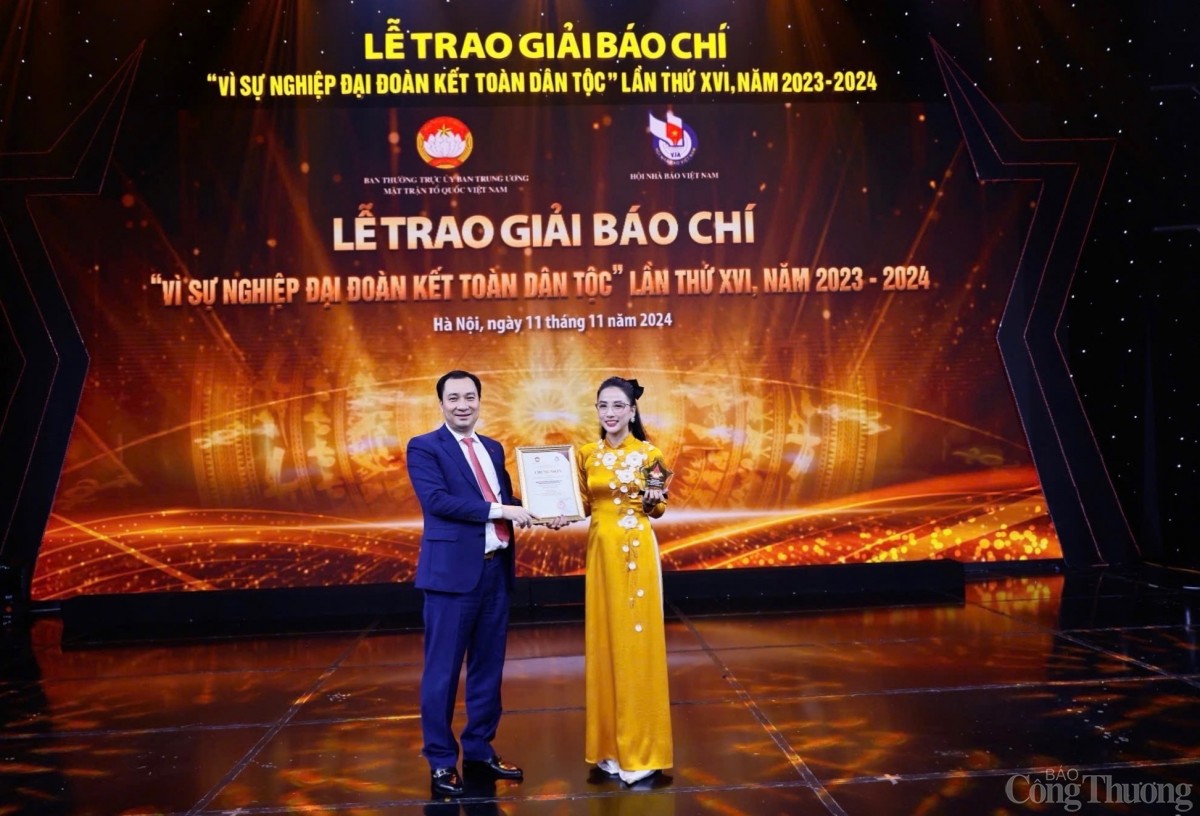 Báo Công Thương đạt giải C Giải báo chí ‘Vì sự nghiệp Đại đoàn kết toàn dân tộc’ lần thứ XVI