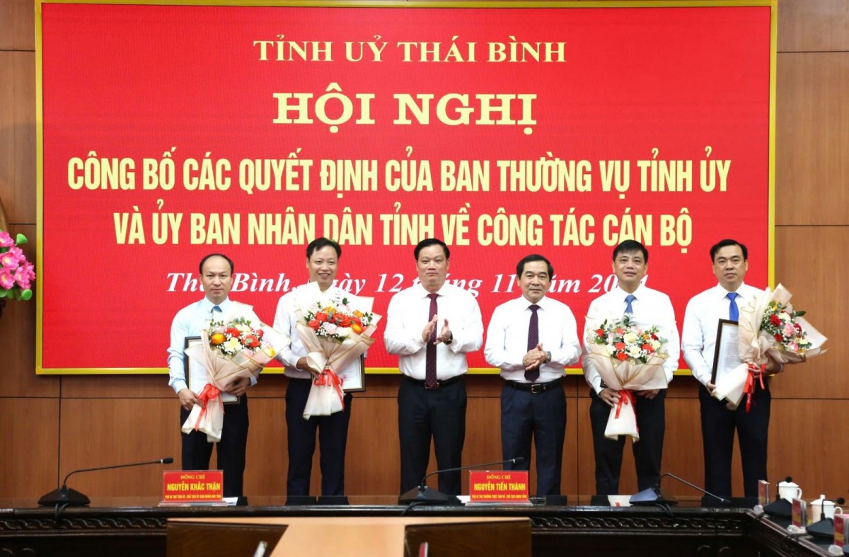 bổ nhiệm cán bộ ở Thái Bình bổ nhiệm cán bộ ở Thái Bình
