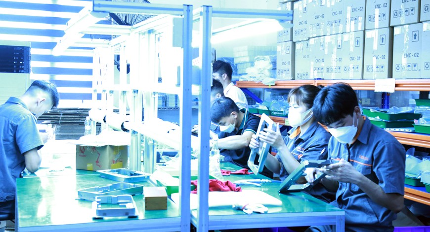 Hiện toàn tỉnh Vĩnh Phúc có hơn 400 doanh nghiệp hoạt động trong lĩnh vực công nghiệp hỗ trợ. Ảnh Thanh Nga Hiện toàn tỉnh Vĩnh Phúc có hơn 400 doanh nghiệp hoạt động trong lĩnh vực công nghiệp hỗ trợ. Ảnh Thanh Nga