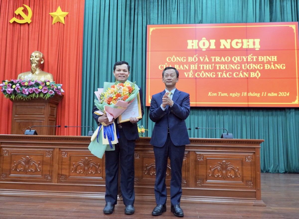 Ông Nguyễn Đức Tuy giữ chức Phó Bí thư Tỉnh ủy Kon Tum Ông Nguyễn Đức Tuy giữ chức Phó Bí thư Tỉnh ủy Kon Tum