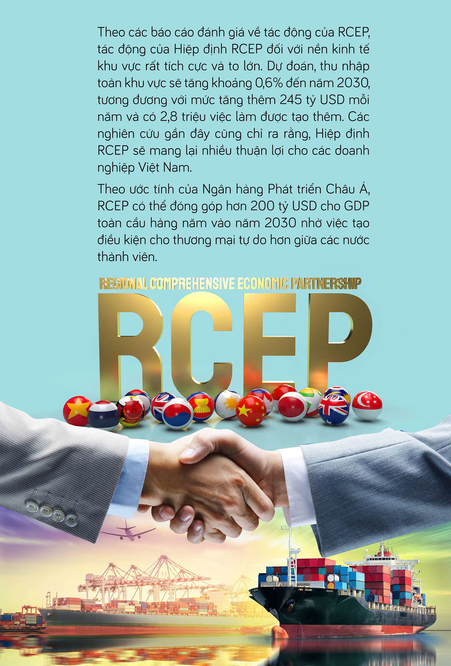 4 năm ký kết Hiệp định RCEP: Cánh cửa mới mở ra cho doanh nghiệp Việt 4 năm ký kết Hiệp định RCEP: Cánh cửa mới mở ra cho doanh nghiệp Việt