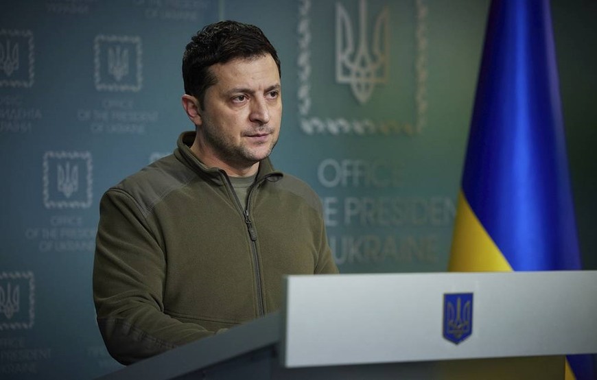 Tổng thống Ukraine Zelensky. Ảnh: TASS Tổng thống Ukraine Zelensky. Ảnh: TASS