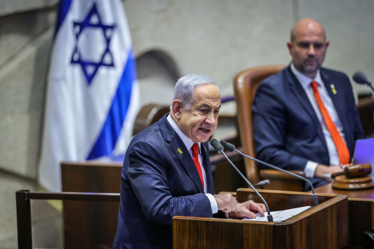 Thủ tướng Benjamin Netanyahu phát biểu tại Knesset ngày 18/11. Ảnh: Times Of Israel Thủ tướng Benjamin Netanyahu phát biểu tại Knesset ngày 18/11. Ảnh: Times Of Israel
