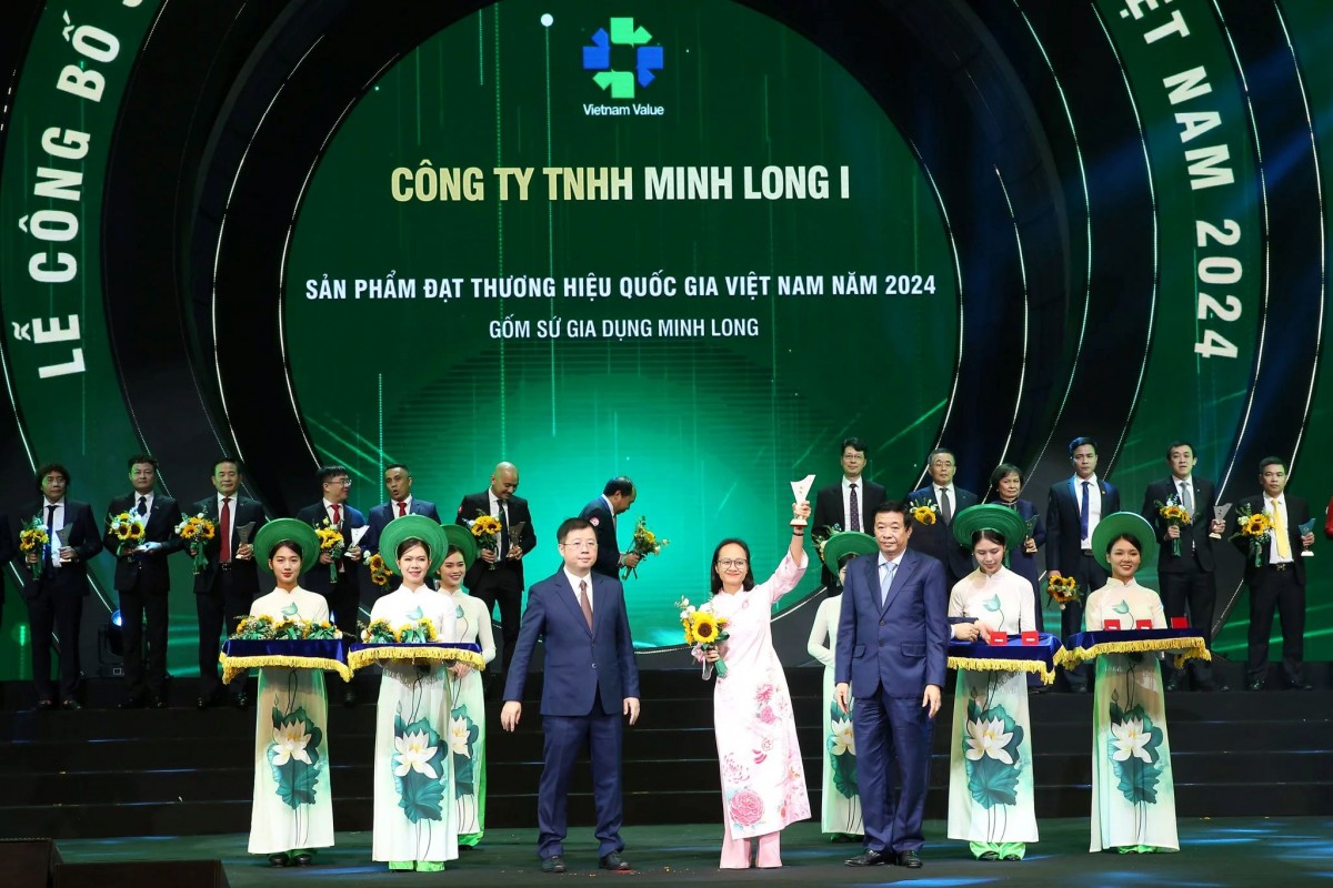 Gốm Minh long I Thương Hiệu quốc gia