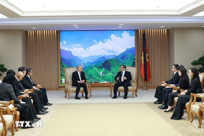 Thủ tướng Phạm Minh Chính tiếp Phó Thủ tướng Malaysia Fadillah Yusof hồi tháng 7/2024. Ảnh: TTXVN Thủ tướng Phạm Minh Chính tiếp Phó Thủ tướng Malaysia Fadillah Yusof hồi tháng 7/2024. Ảnh: TTXVN