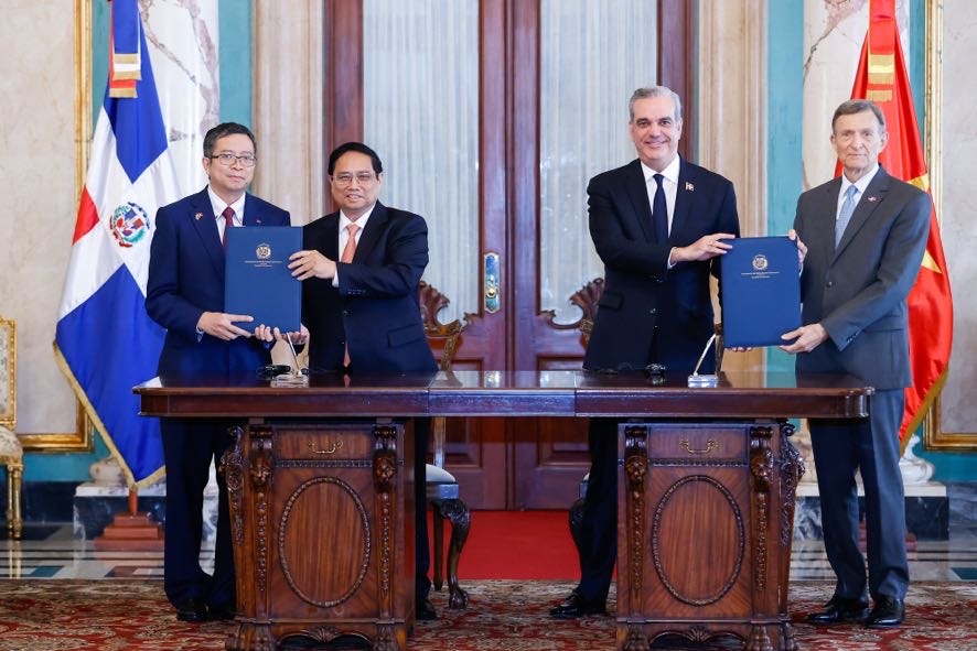 Thủ tướng Phạm Minh Chính hội đàm với Tổng thống Cộng hòa Dominica- Ảnh 8. Thủ tướng Phạm Minh Chính hội đàm với Tổng thống Cộng hòa Dominica- Ảnh 8.