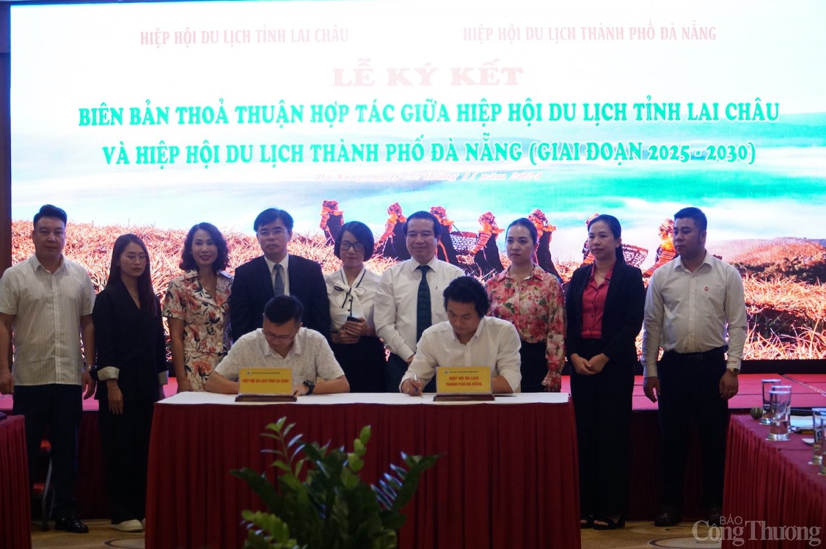 Ký kết hợp tác giữa Hiệp hội du lịch, lữ hành Đà Nẵng - Lai Châu