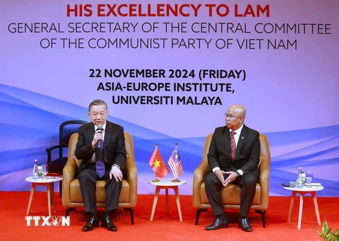 Phát biểu của Tổng Bí thư Tô Lâm tại Đại học Quốc gia Malaya Phát biểu của Tổng Bí thư Tô Lâm tại Đại học Quốc gia Malaya