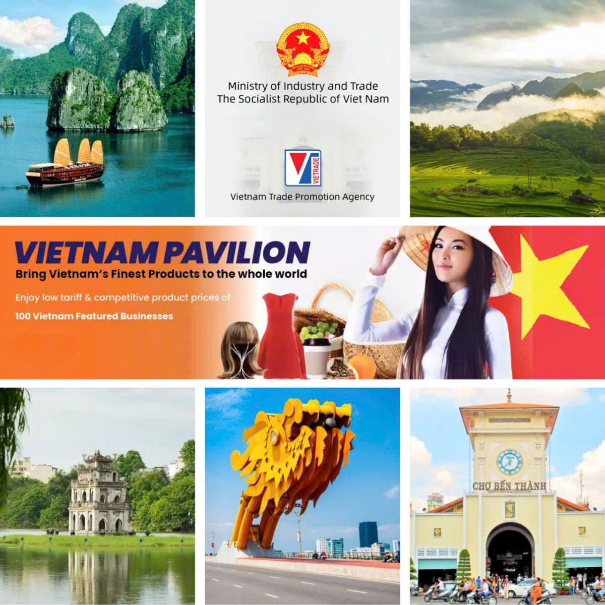 'Gian hàng Quốc gia Việt Nam – Vietnam Pavilion' trên nền tảng thương mại điện tử Alibaba