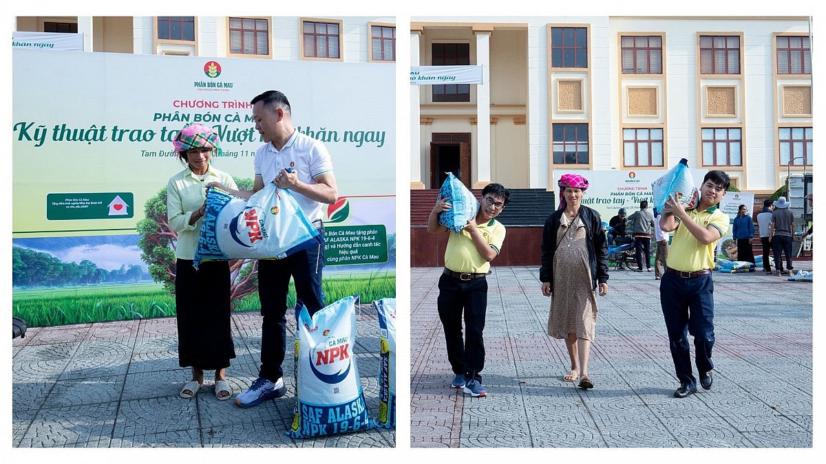 PVCFC trao tặng và hỗ trợ giúp đỡ người dân mang quà tặng về PVCFC trao tặng và hỗ trợ giúp đỡ người dân mang quà tặng về