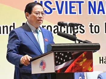 Thủ tướng Phạm Minh Chính: Khuyến khích doanh nghiệp Hoa Kỳ đầu tư vào ngành bán dẫn, năng lượng tái tạo, logistics