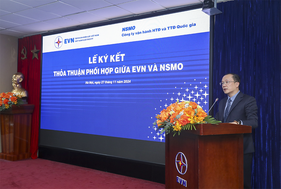 EVN và NSMO "bắt tay" vận hành hệ thống điện và thị trường điện quốc gia EVN và NSMO "bắt tay" vận hành hệ thống điện và thị trường điện quốc gia