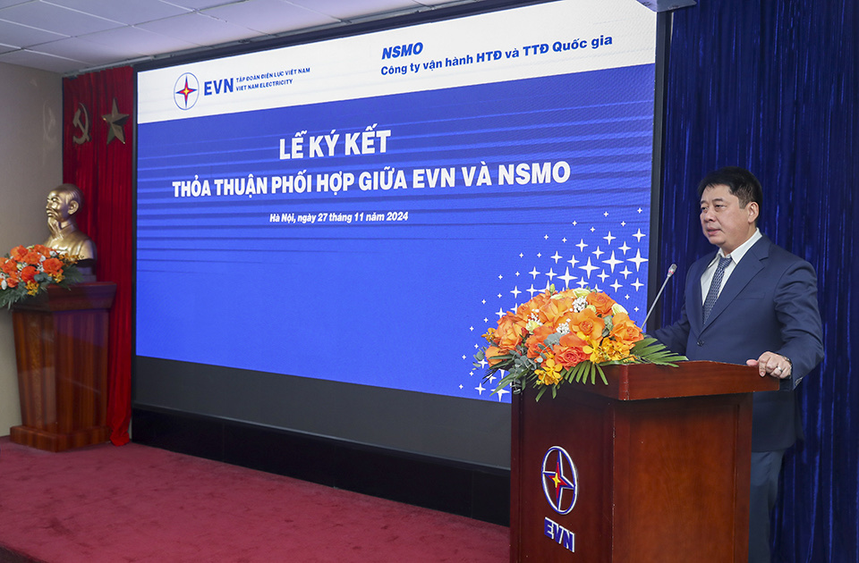 EVN và NSMO "bắt tay" vận hành hệ thống điện và thị trường điện quốc gia EVN và NSMO "bắt tay" vận hành hệ thống điện và thị trường điện quốc gia
