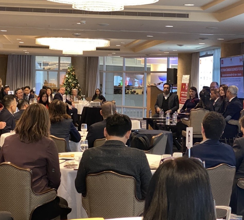 Bộ trưởng Nguyễn Hồng Diên kêu gọi doanh nghiệp Việt Nam - Canada thúc đẩy đầu tư vào công nghiệp, năng lượng