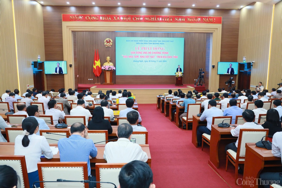 Tỉnh Quảng Ngãi phát động vận động ủng hộ chương trình xóa nhà tạm, nhà dột nát trên địa bàn Tỉnh Quảng Ngãi phát động vận động ủng hộ chương trình xóa nhà tạm, nhà dột nát trên địa bàn