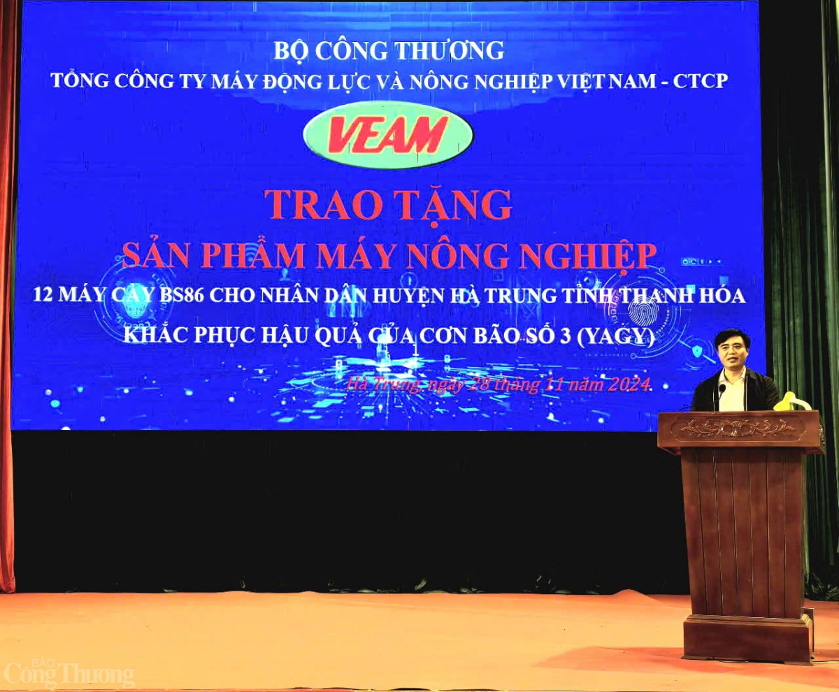 VEAM trao tặng 27 máy cày cho hộ dân nghèo ở Thanh Hóa VEAM trao tặng 27 máy cày cho hộ dân nghèo ở Thanh Hóa