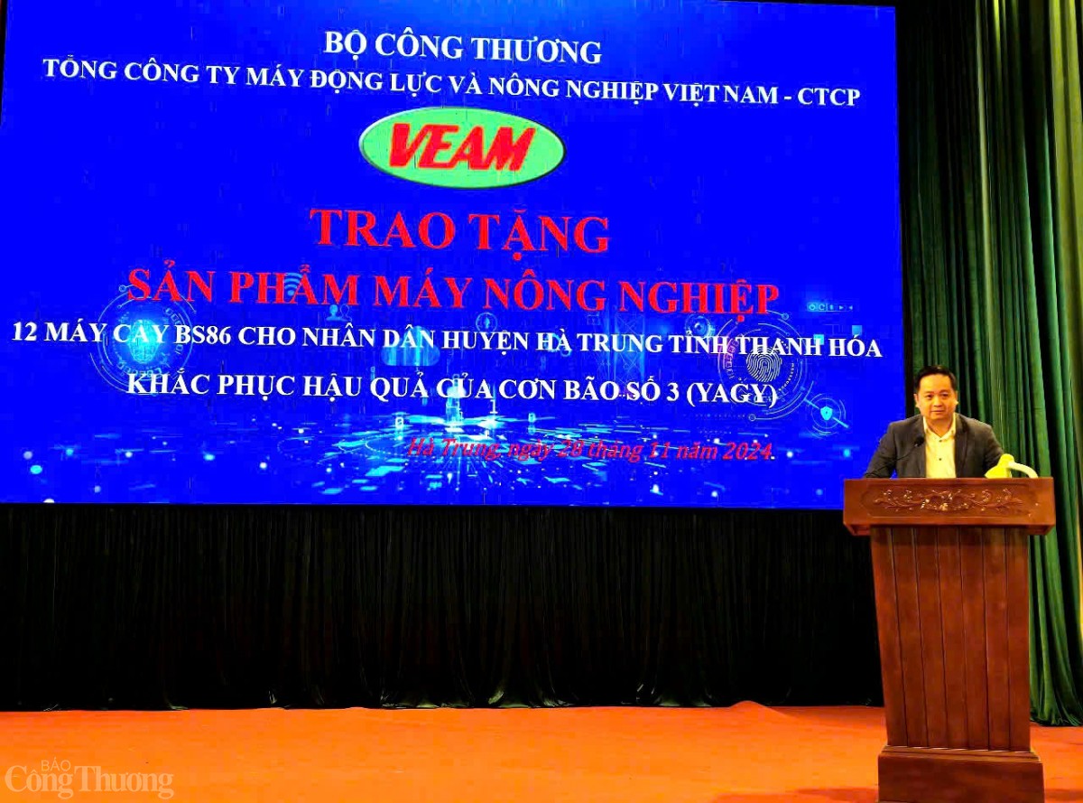VEAM trao tặng 27 máy cày cho hộ dân nghèo ở Thanh Hóa VEAM trao tặng 27 máy cày cho hộ dân nghèo ở Thanh Hóa