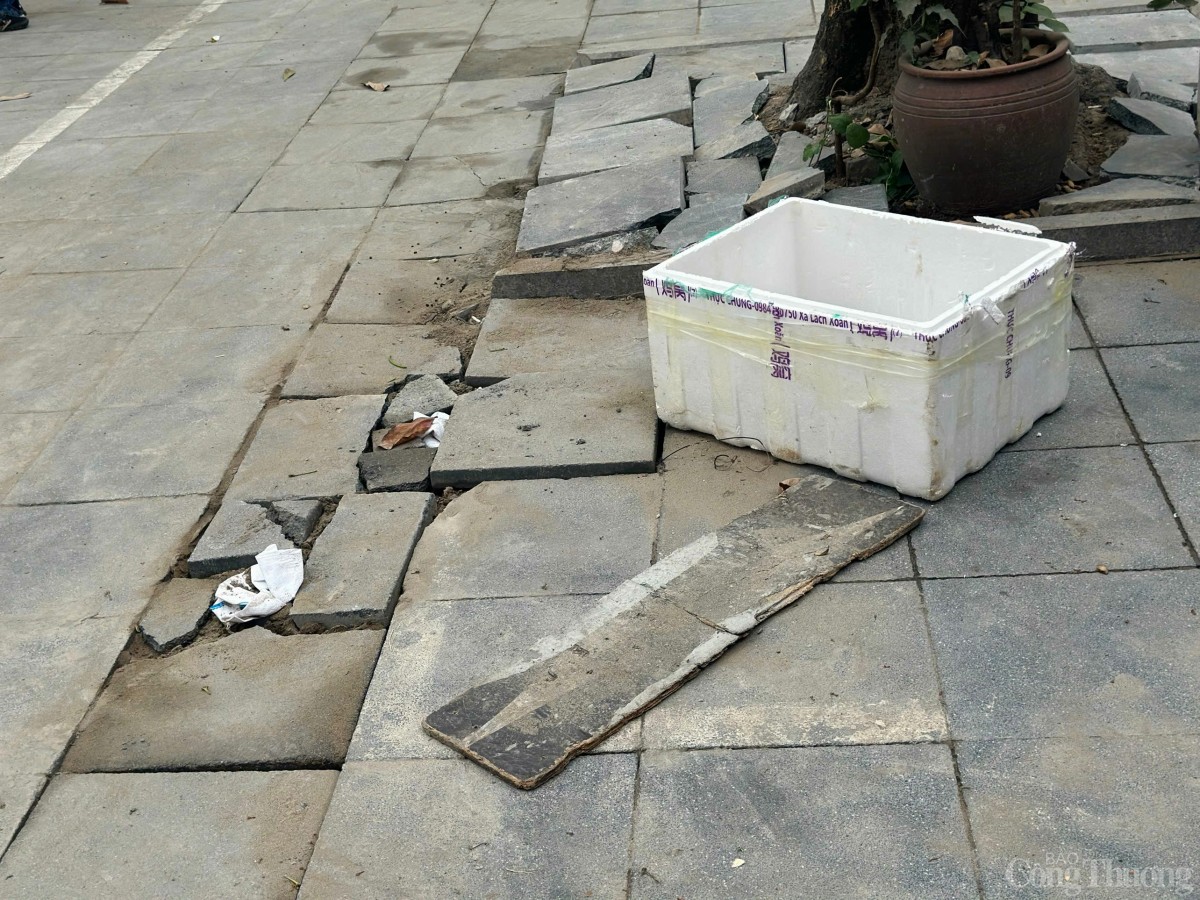 Lãng phí xây dựng vỉa hè tại Hà Nội: Cuối năm lại thấy… ông đào đường! Lãng phí xây dựng vỉa hè tại Hà Nội: Cuối năm lại thấy… ông đào đường!