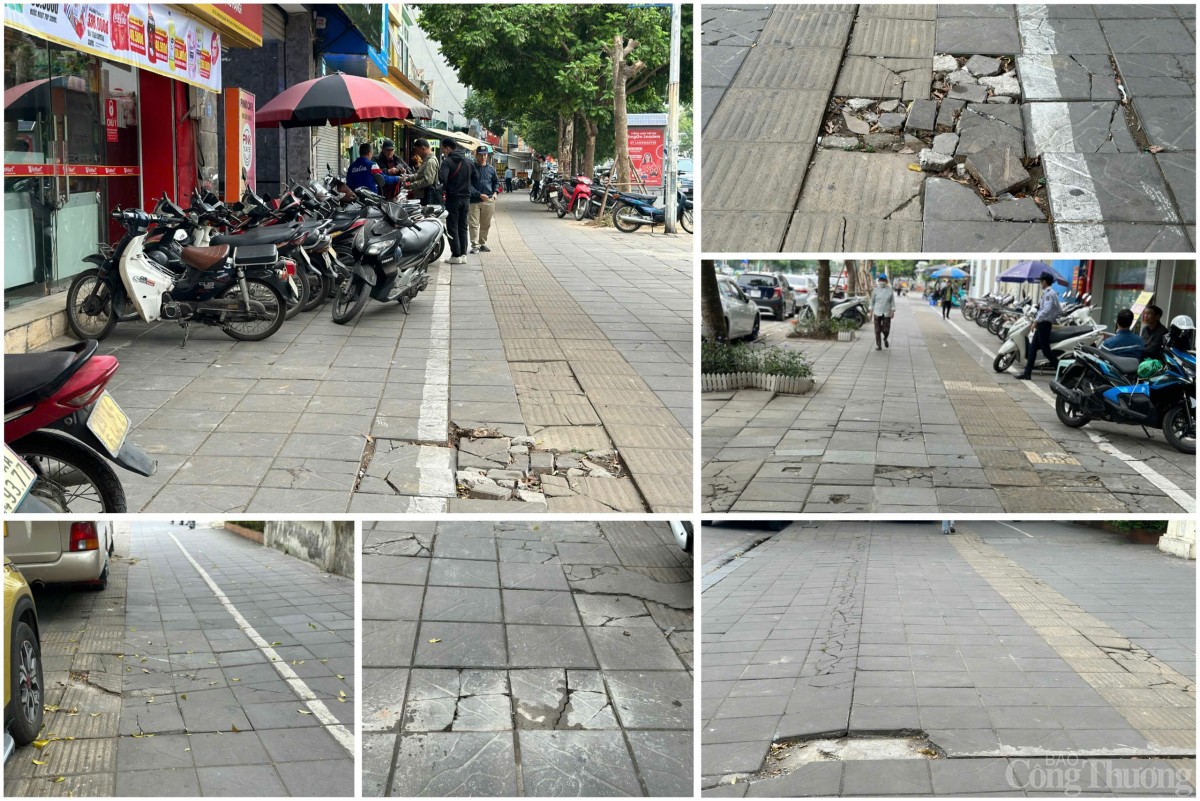 Lãng phí xây dựng vỉa hè tại Hà Nội: Cuối năm lại thấy… ông đào đường! Lãng phí xây dựng vỉa hè tại Hà Nội: Cuối năm lại thấy… ông đào đường!