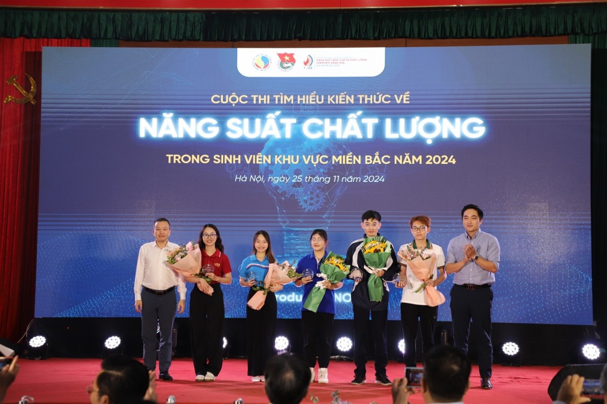 Sinh viên Đại học Công nghiệp Dệt May Hà Nội đạt giải Ba cuộc thi Năng suất Chất lượng 2024 Sinh viên Đại học Công nghiệp Dệt May Hà Nội đạt giải Ba cuộc thi Năng suất Chất lượng 2024