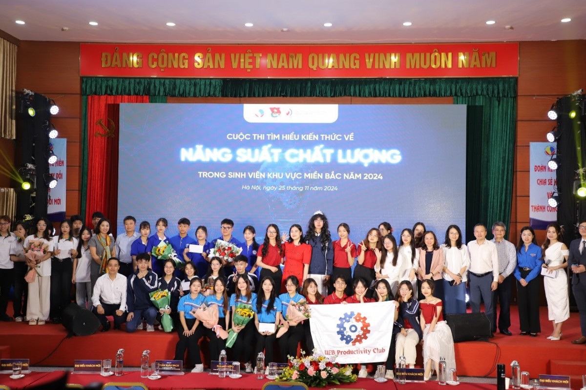 Sinh viên Đại học Công nghiệp Dệt May Hà Nội đạt giải Ba cuộc thi Năng suất Chất lượng 2024 Sinh viên Đại học Công nghiệp Dệt May Hà Nội đạt giải Ba cuộc thi Năng suất Chất lượng 2024